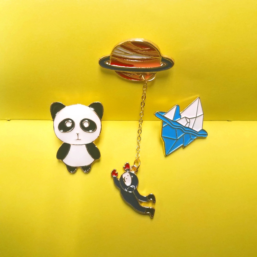 Cute Enamel Pins Bundle